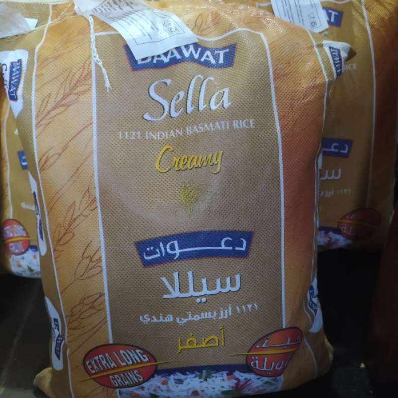 

Beras Basmati Daawat Creamy Sella 1121 Kemasan Repack 1Kg