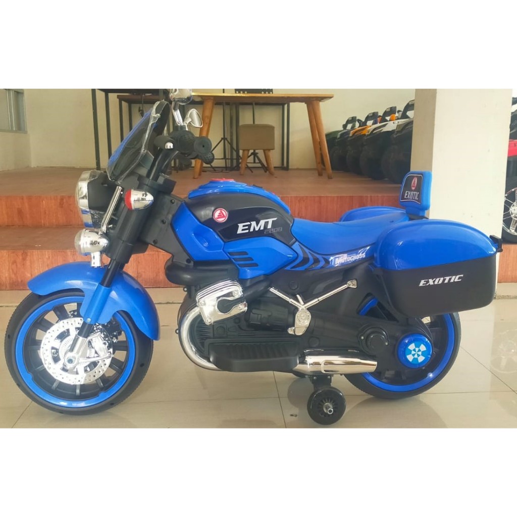 Mainan Anak Motor Aki Cas Exotic EMT-2208