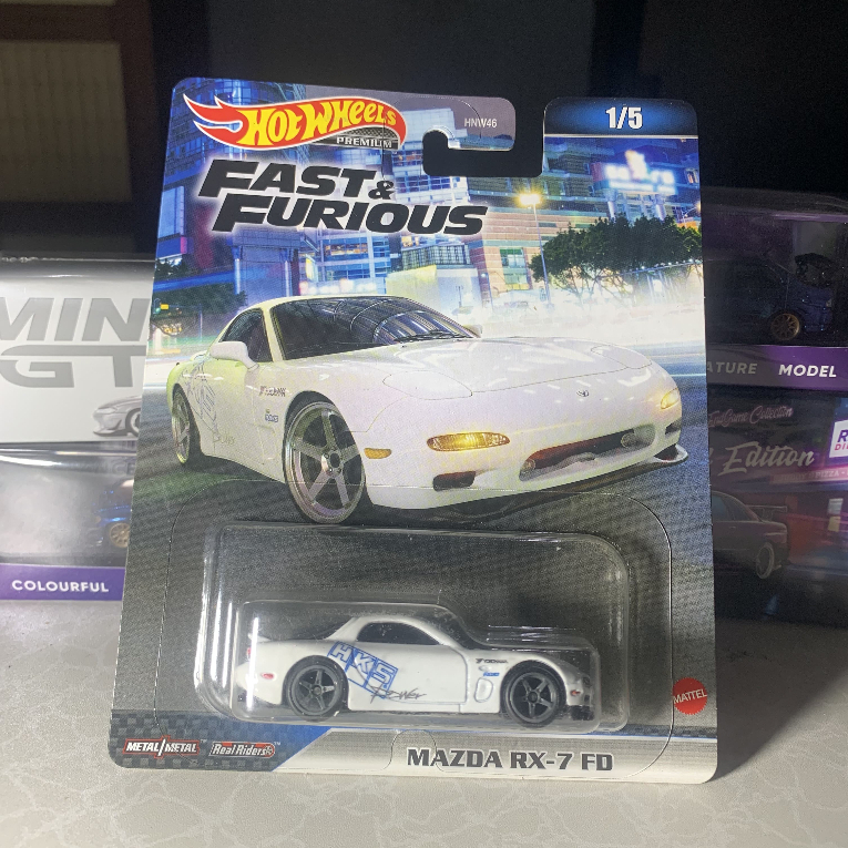 HOTWHEELS DIECAST FAST AND FURIOUS PREMIUM MAZDA RX7