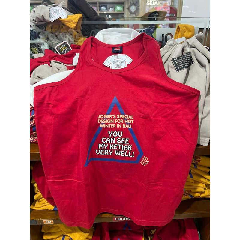 KAOS SINGLET YOU CAN SEE joger jelek bali bagus