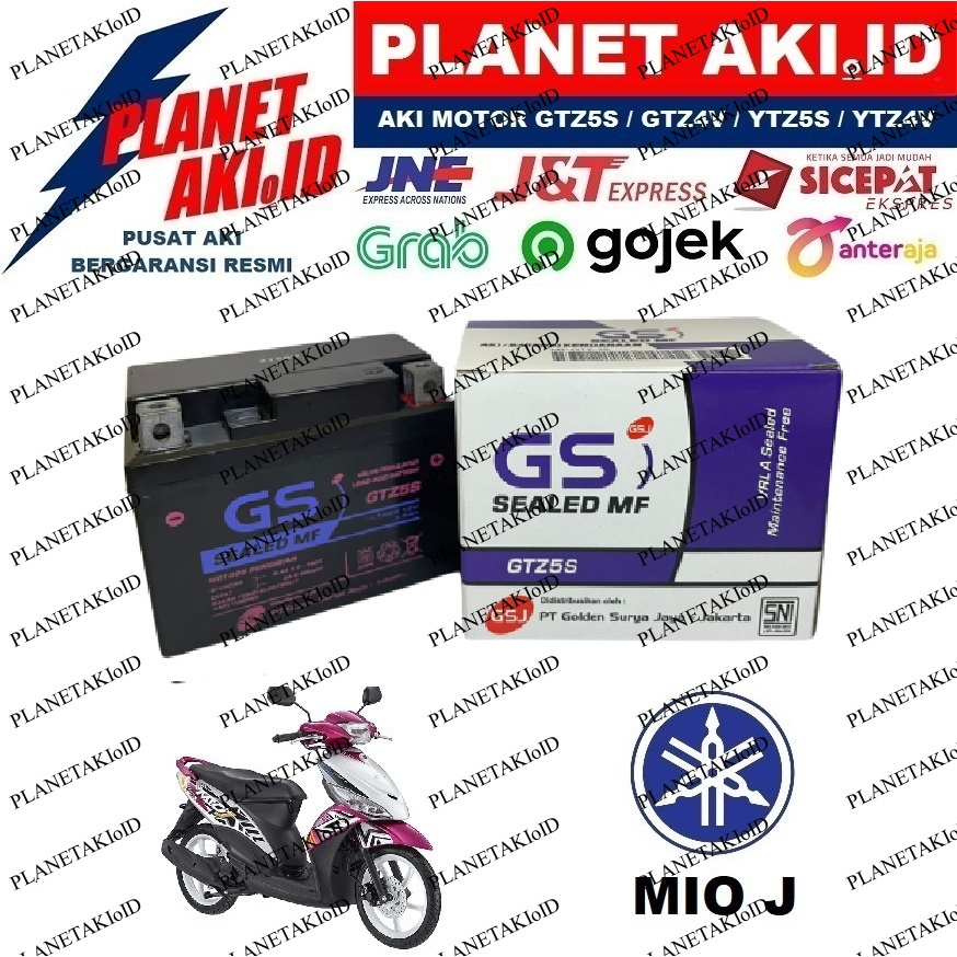 Aki Motor Yamaha Mio J GTZ5S Accu Kering MF