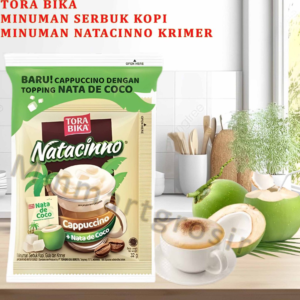 

Tora Bika / Minuman Serbuk Kopi / Coffee Natacinno Krimer / 32gr