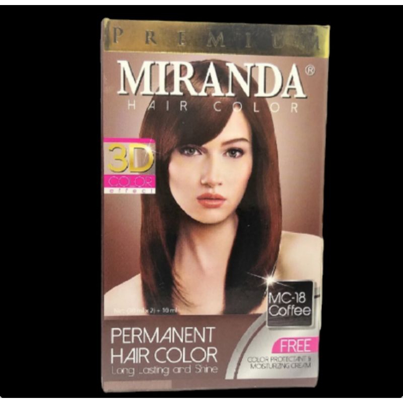 MIRANDA SEMIR RAMBUT/PEWARNA RAMBUT COKLAT COFFE 30ml