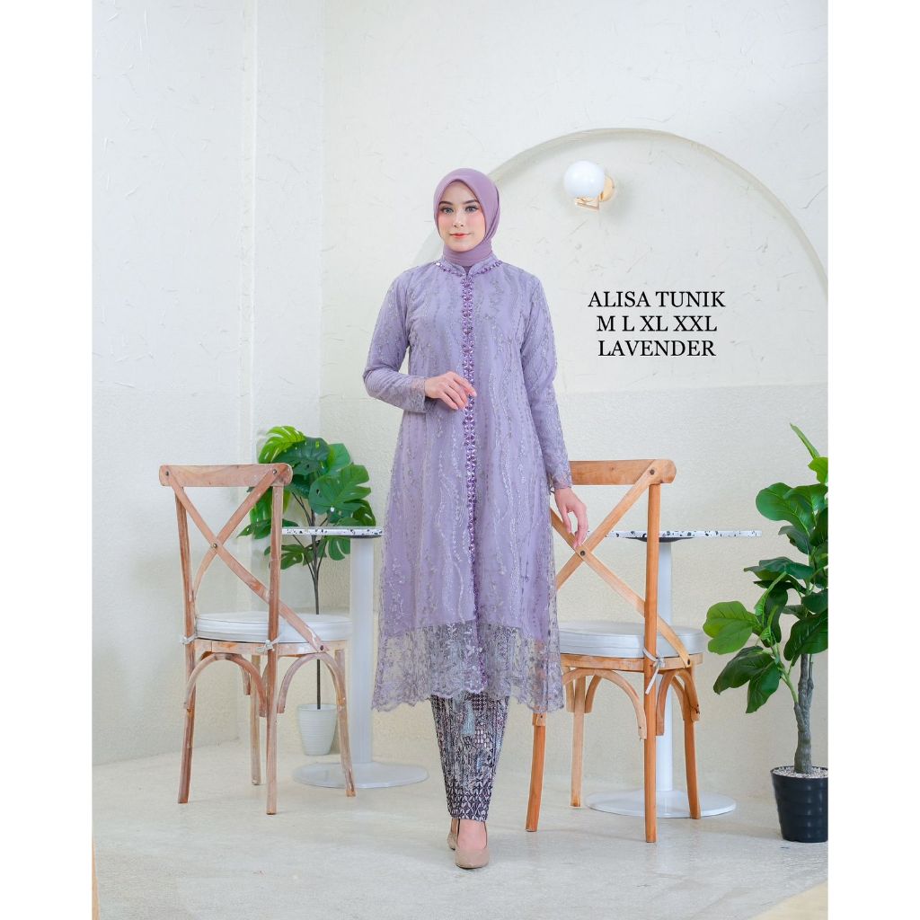 KEBAYA TUNIK / KEBAYA TUNIK STELAN / KEBAYA TUNIK ALISA / KEBAYA TUNIK TERBARU / KEBAYA TUNIK MODERN