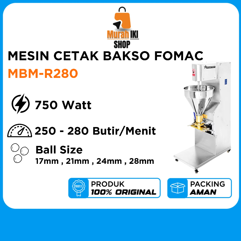 MESIN CETAK BAKSO FOMAC MBM-R280