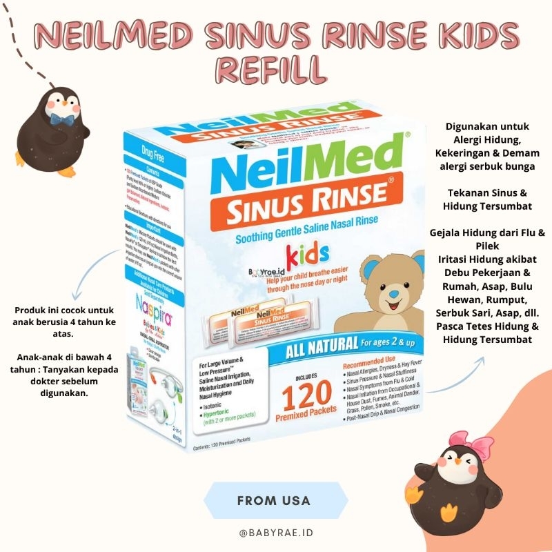 NEILMED SACHET |SINUS RINSE SACHET | NEILMED NASA DROP PER PCS