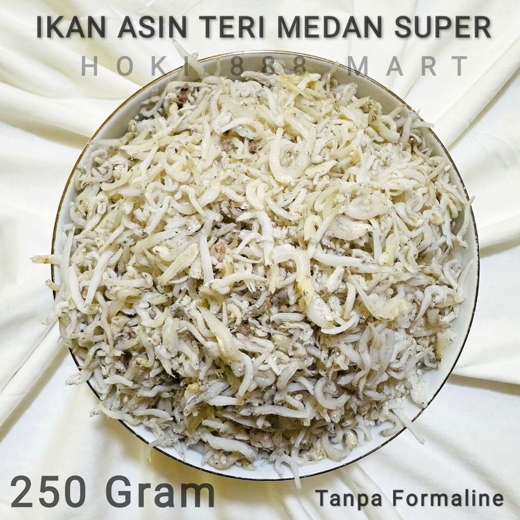 

Teri Medan Super / Teri Nasi 100 - 250g / Teri Toge / COD