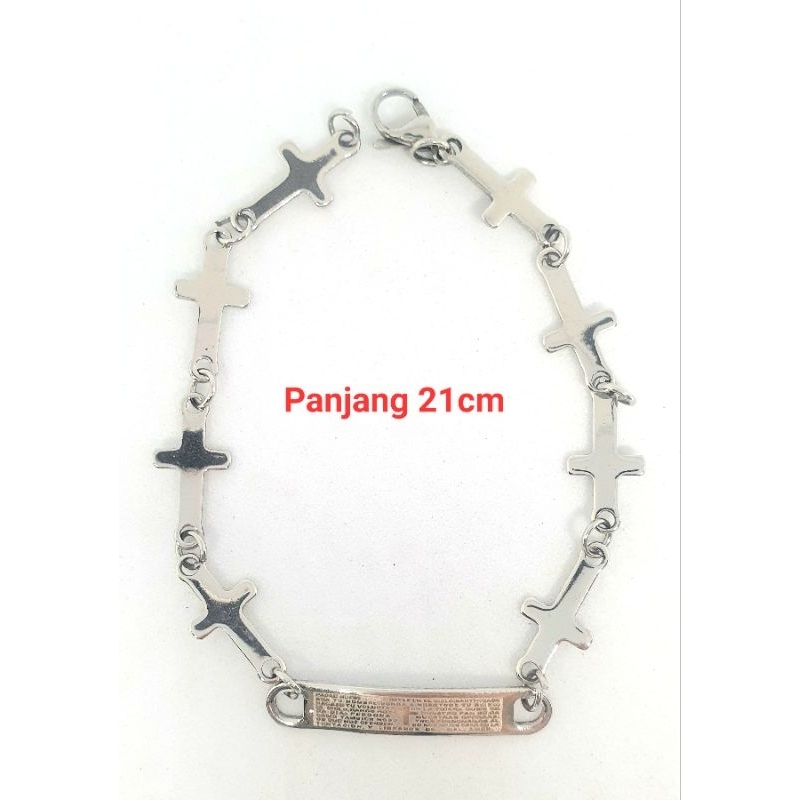 Gelang Titanium Doa Bapa Kami