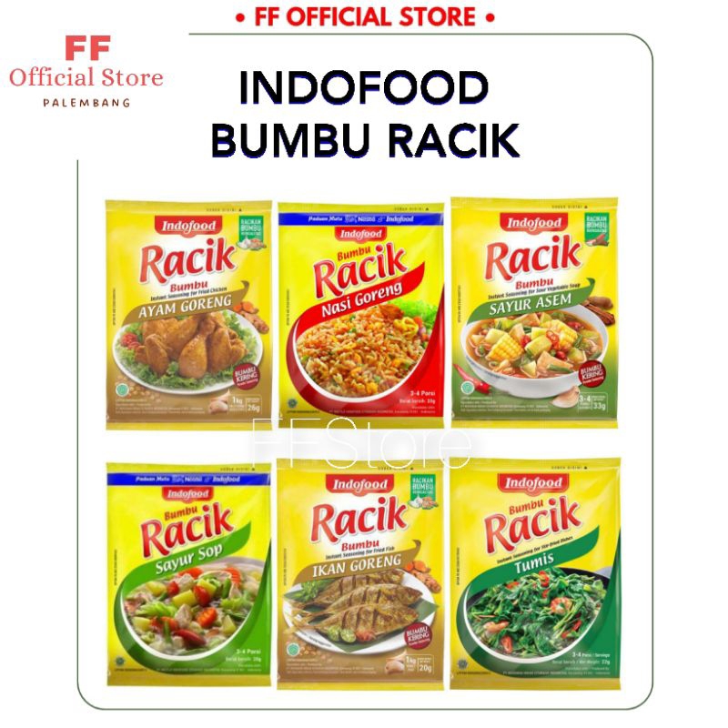 

Indofood Bumbu Racik Ayam, Ikan, Sayur 1 Bks