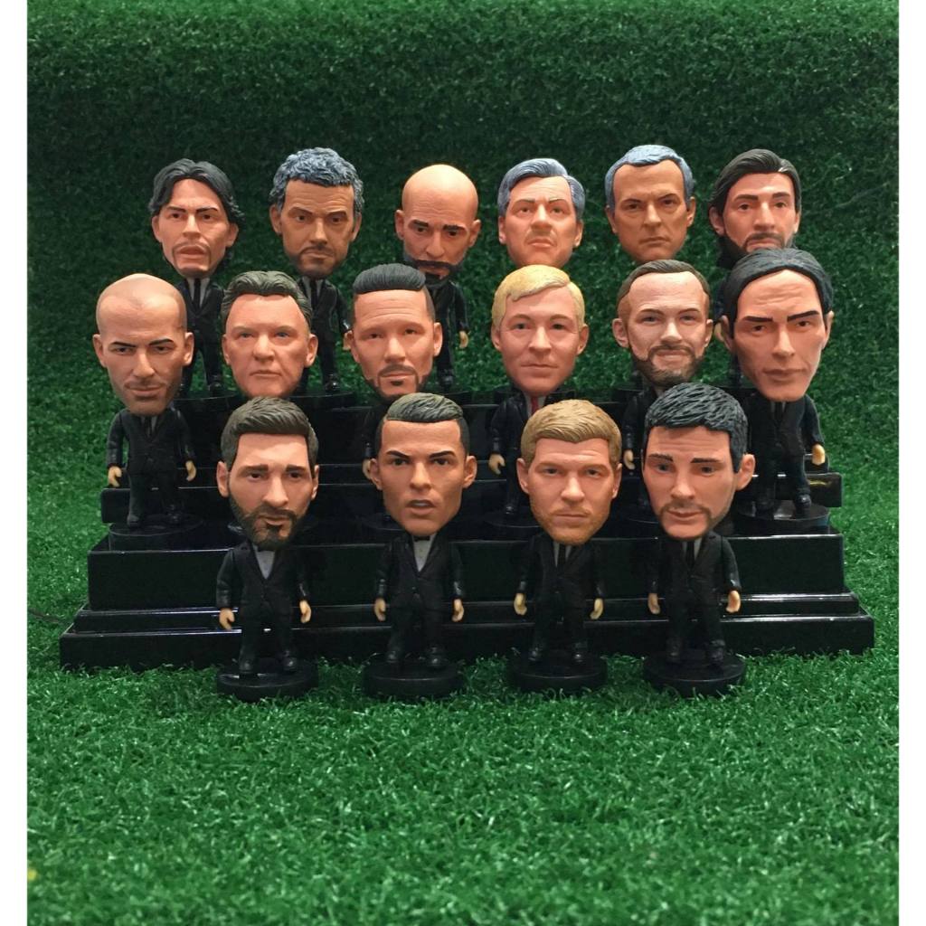 Figure Miniatur Pemain Sepakbola Edisi Pelatih Coach Figurine Football Figur Figurine Coach Soccer F