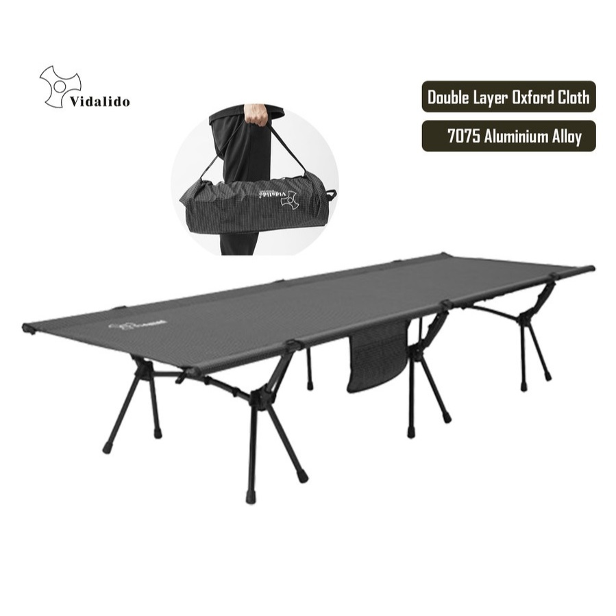 VIDALIDO Ranjang Lipat Portable Folding Bed Velbed Camping Matras Bed Outdoor