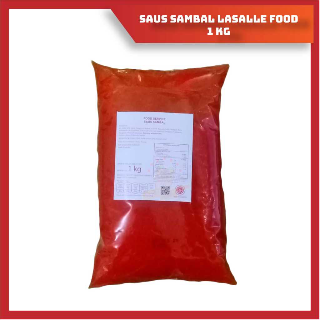 

SAUS SAMBAL DELMONTE LASALLE FOOD 1 KG KEMASAN REFFIL
