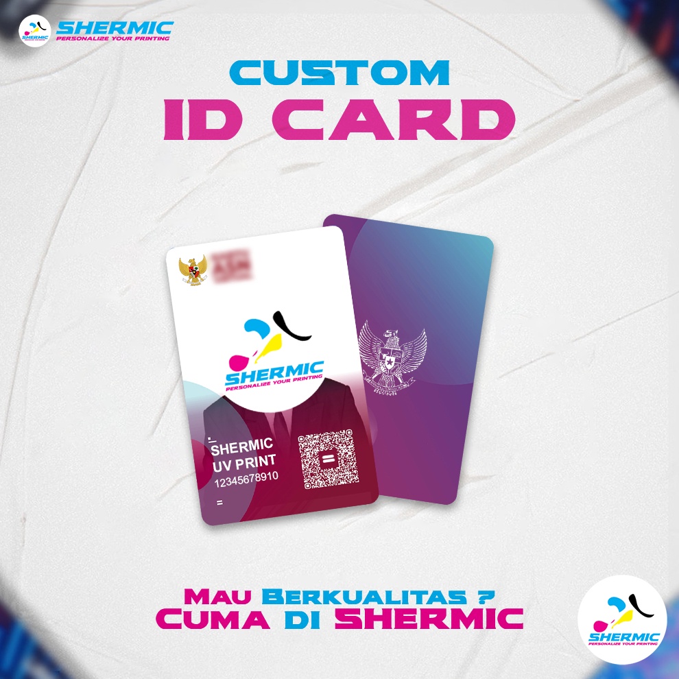 

KODE S29D Cetak Custom Print UV Virtual ID Card ANGGOTA MEMBER PEGAWAI