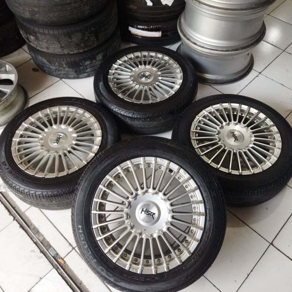 velg seken bekas amarasi ring 15x6,5 lubang 4x100 4x114 seken bekas plus ban