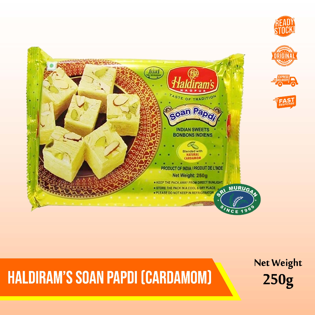 

HALDIRAMS SOAN PAPDI ( CARDAMOM ) 250GR