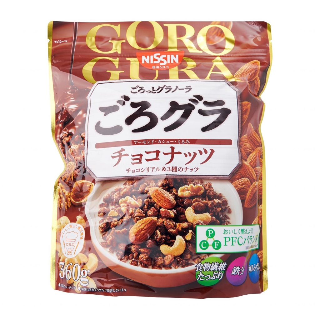 

Nissin Cisco Gorogura Chocolate Nut Granola 320g