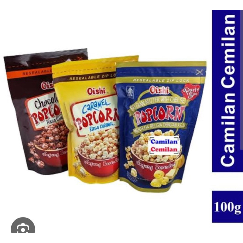 

oishi popcorn pouch 100gram
