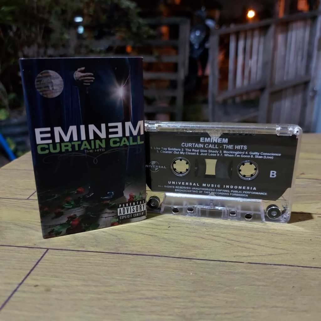 Kaset Pita Eminem Curtain Call The Hits - Jual Kaset