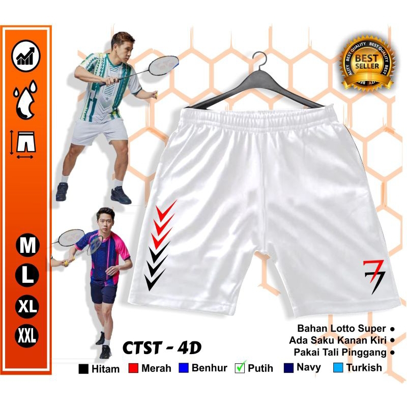 Celana Badminton Dewasa Celana Olahraga Bulutangkis Pria Wanita Size Jumbo