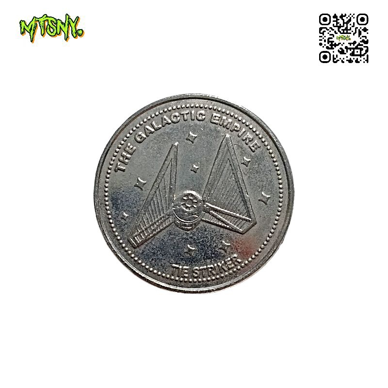 KOIN COIN KOLEKSI STARWARS STAR WARS TIE STRIKER THE GALACTIC EMPIRE LUCAS FILM