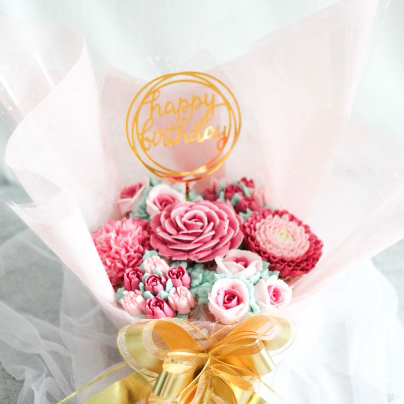 

Flower Cupcake Bouquet isi 7pc, Cake Bouquet, Birthday Cake, Anniversary Cake