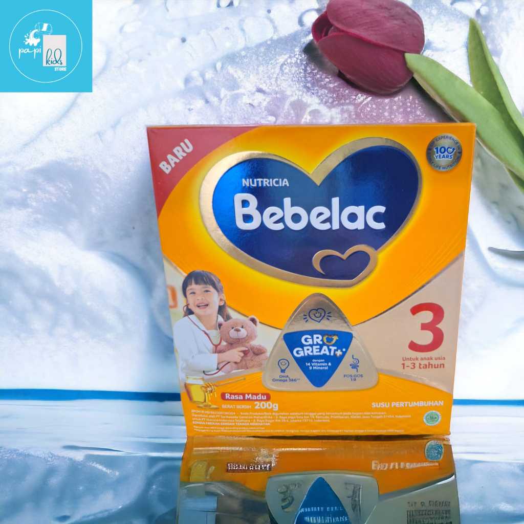 BEBELAC 3 gro great madu/vanila 200gr/400gr