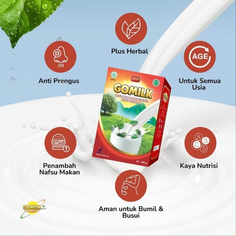 

PAKET RESELLER | PAKET USAHA GOMILK SUSU KAMBING ETAWA PLUS HERBAL | 11 BOX AREA LUAR PULAU JAWA