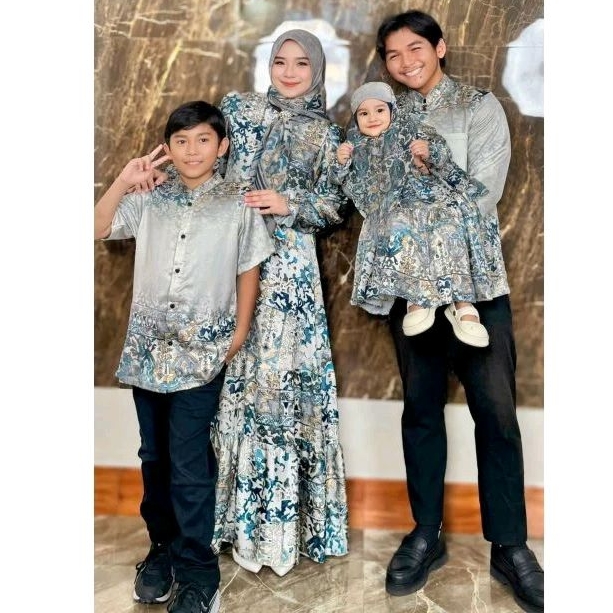 Sarimbit Set Family Gamis Abaya Haliza Ayda 17 by Haliza Style Haliza Adreena Haliza Syar'i Abaya Ha