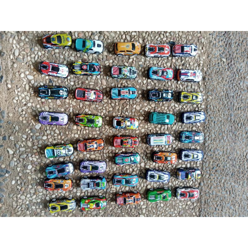 mainan mobil-mobilan mini maju tanpa batre