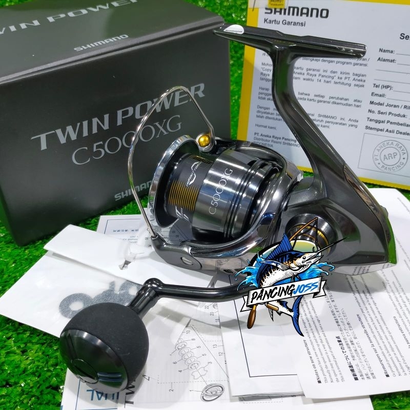 REEL SPINNING SHIMANO TWIN POWER C5000XG NEW 2024 JAPAN GARANSI RESMI ORIGINAL | REEL PANCING | REEL
