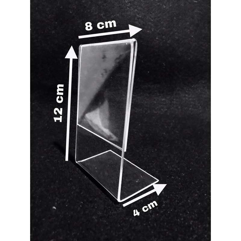 

nomor meja akrilik 8cm x 12cm model L potrait