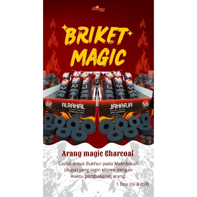 arang magic / briket / arang