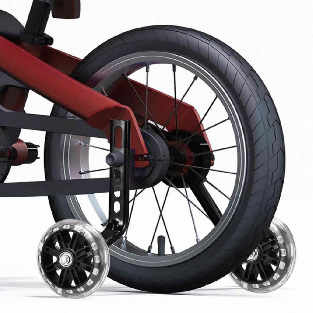 2pcs Roda Bantu Sepeda Anak,Roda Bantu Roda Samping Sepeda Anak Roda Bantu Anak,Roda Untuk Belajar S