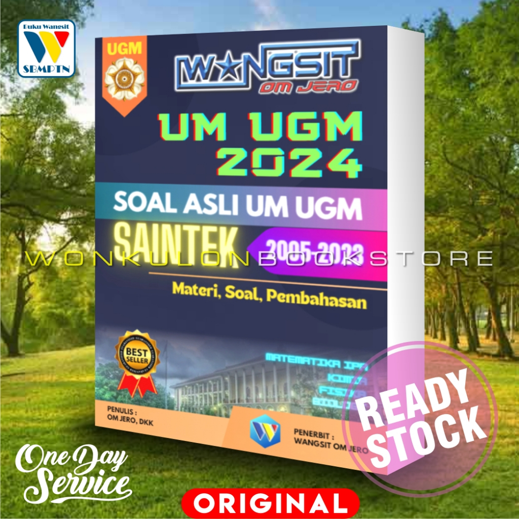 Buku Wangsit UTBK SNBT UTUL UM UGM SAINTEK 2024 / Buku Wangsit Om Jero UTUL UM UGM SAINTEK 2024