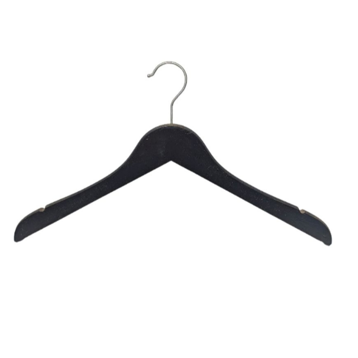 GANTUNGAN BAJU HANGER KAYU HITAM DEWASA