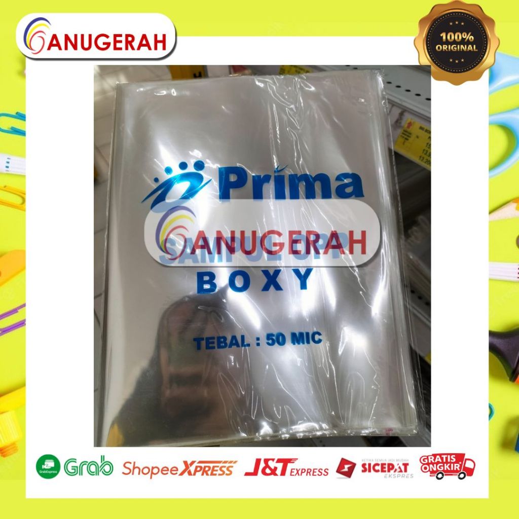 

PRIMA SAMPUL PLASTIK UKURAN BOXY/ BIG BOSS (PACK)