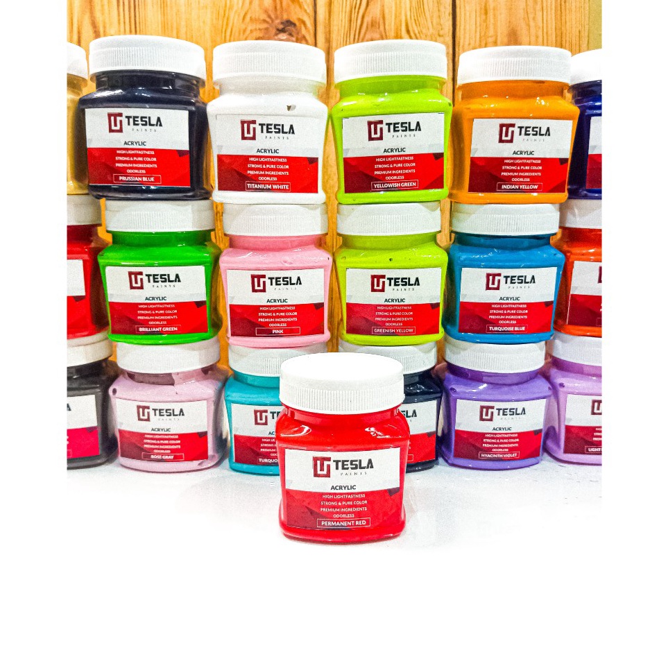 

KODE A3D7 Cat Acrylic Tesla Paint 125ml 54 Warna ready Cat Akrilik Tesla Paint cat