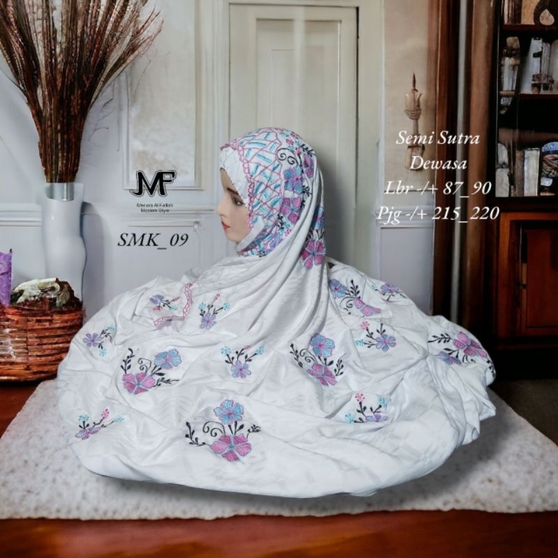 AK- Mukena Lajuran / Semi Sutra Premium