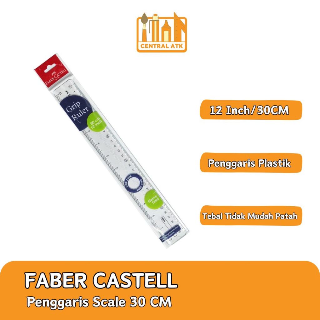 

PENGGARIS / GARISAN FABER CASTELL 30CM 171220