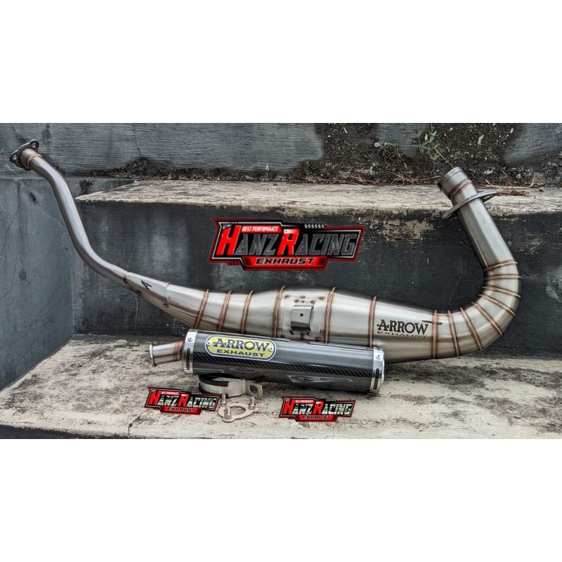 KNALPOT ARROW CARBON HITAM KNALPOT NINJA R KNALPOT NINJA RR KNALPOT NINJA SS ARROW