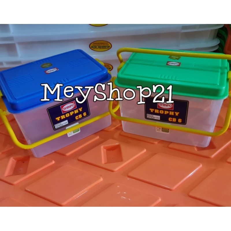 Box plastik Shinpo Trophy CB 6/Box kecil Shinpo CB 6/Container box Shinpo CB 6 Trophy