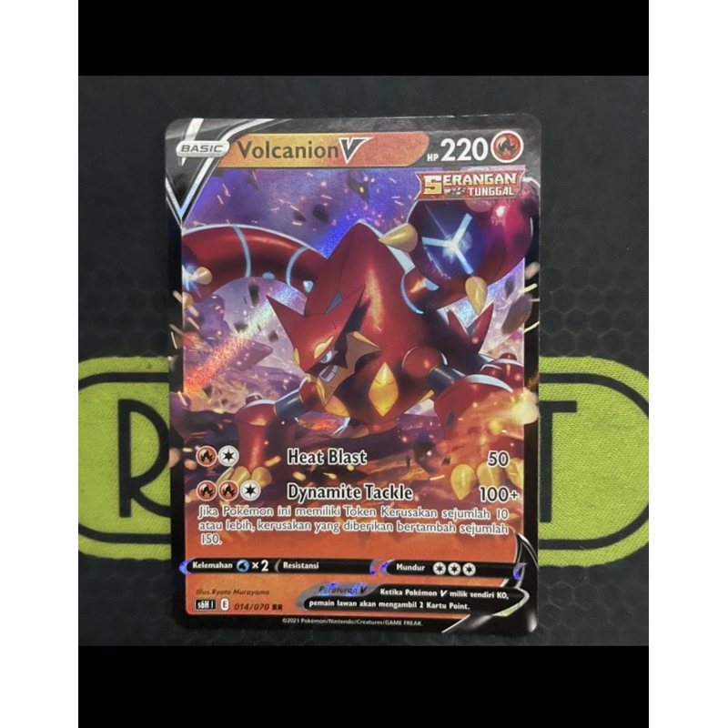 Volcanion V RR 014/070, Pokemon TCG Indonesia