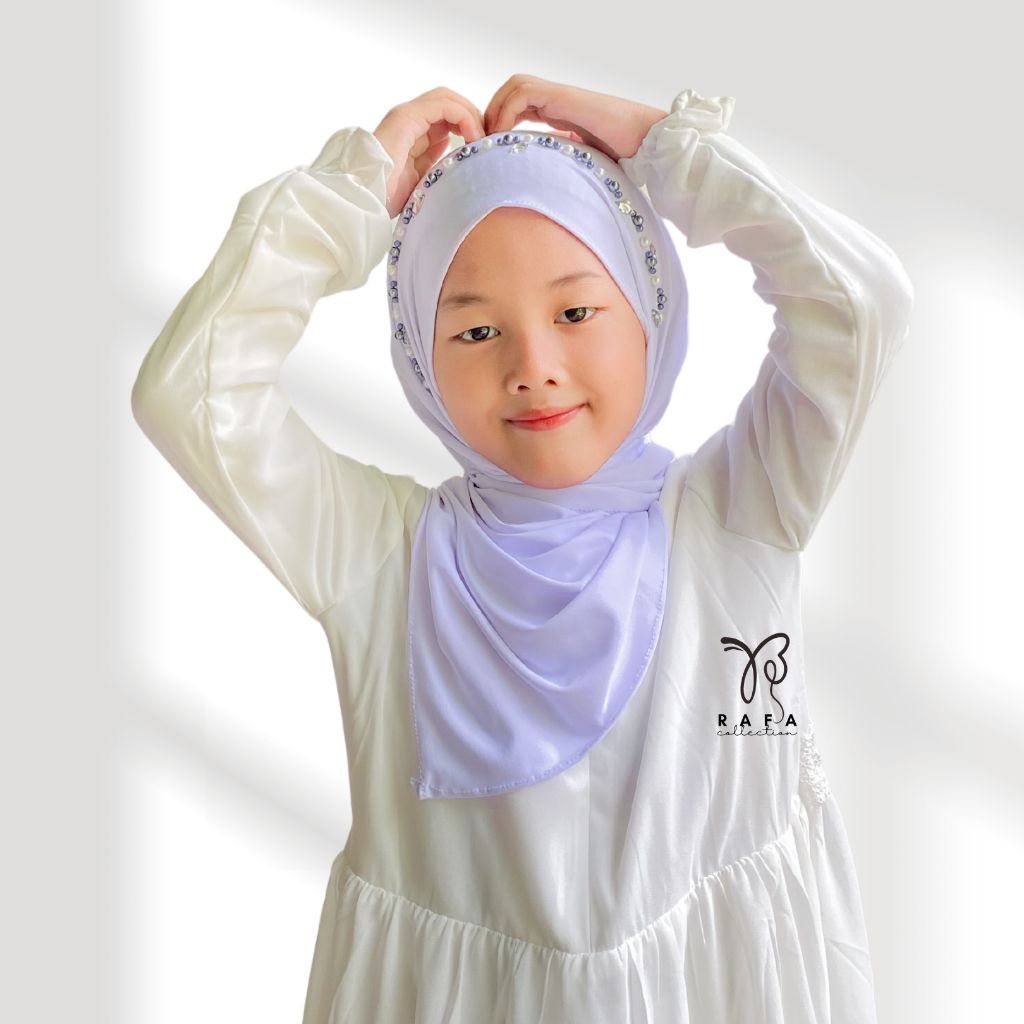 Pashmina Anak Instan Payet | Pashmina Instan Jersey Premium