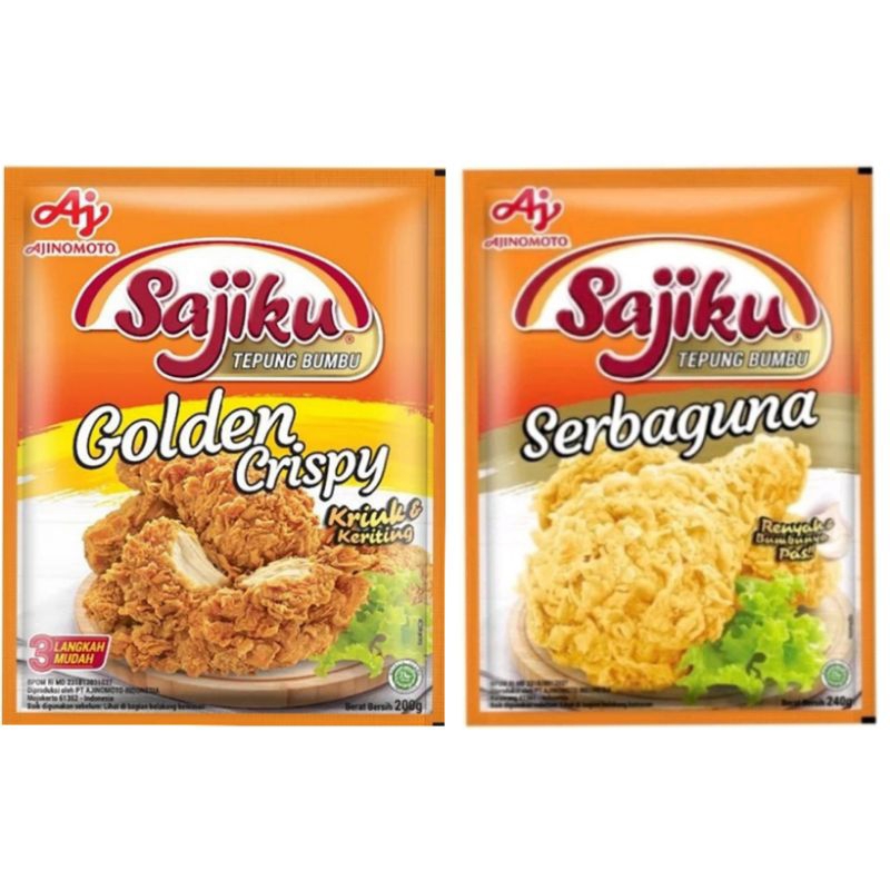 

TEPUNG BUMBU SAJIKU SERBAGUNA & GOLD CRISPY 200G