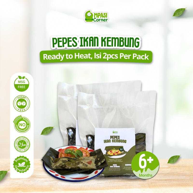 

MPASI Corner • Pepes Ikan Kembung - MPASI Ready to Heat - MPASI BB Booster