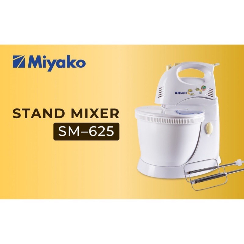 Stand Mixer Com Miyako SM-625/Miyako HM-620 Hand Mixer