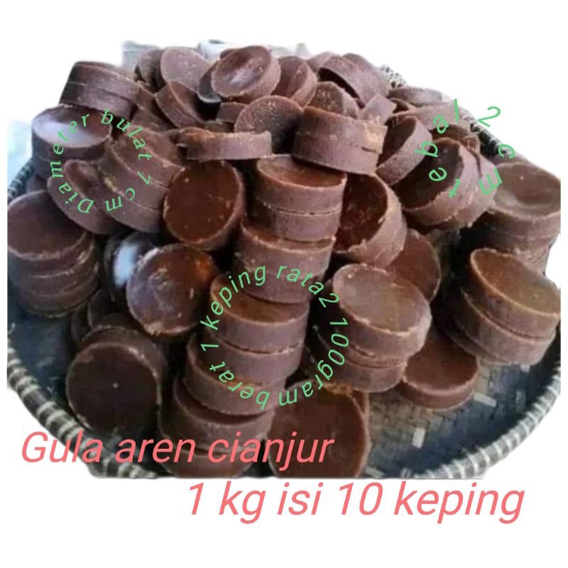 

Gula aren cianjur 1 kg isi 10 keping