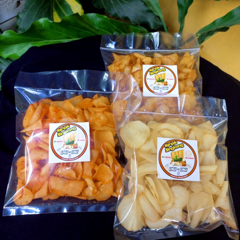 

Keripik singkong pedas original balado renyah | cemilan rekomendasi murah enak gurih