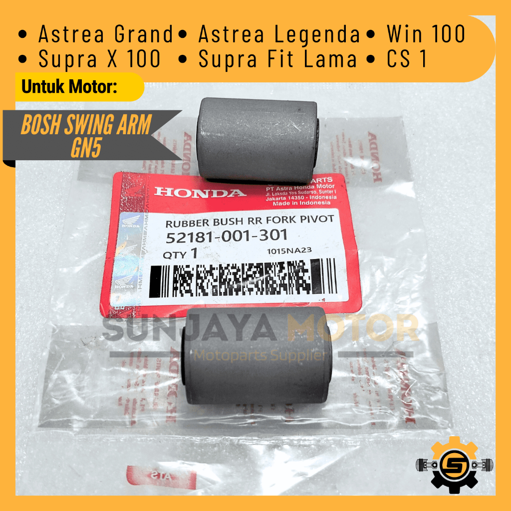 Bush Fork Arm Original Honda GN5 Bosh Swing Arm Astrea Grand Supra X Lama Astrea Legenda Win 100 Sup