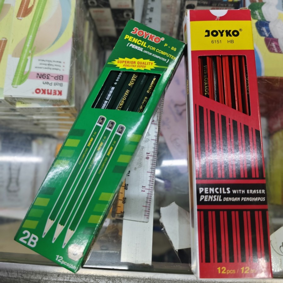 

Pensil Joyko HB/2B (1 Pak / 12 Pcs)